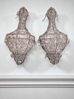 Wandkandelaar - Glas, Kristal, Metaal, Antiek en Kunst