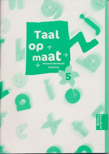 Taal op Maat versie 1 Antwoordenboek Spelling groep 5, Verzenden