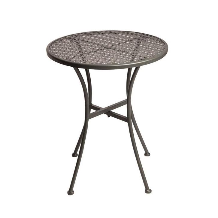 Tafel | Staal | Grijs | In-/Outdoor | Ø600x710(h)mm Bolero, Zakelijke goederen, Horeca | Keukenapparatuur, Nieuw in verpakking