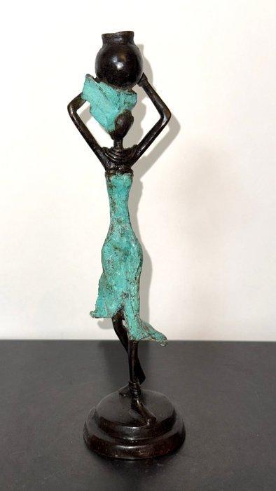 Derme Abdoulaye - sculptuur, Figurine - 23.5 cm - Brons, Antiek en Kunst, Curiosa en Brocante