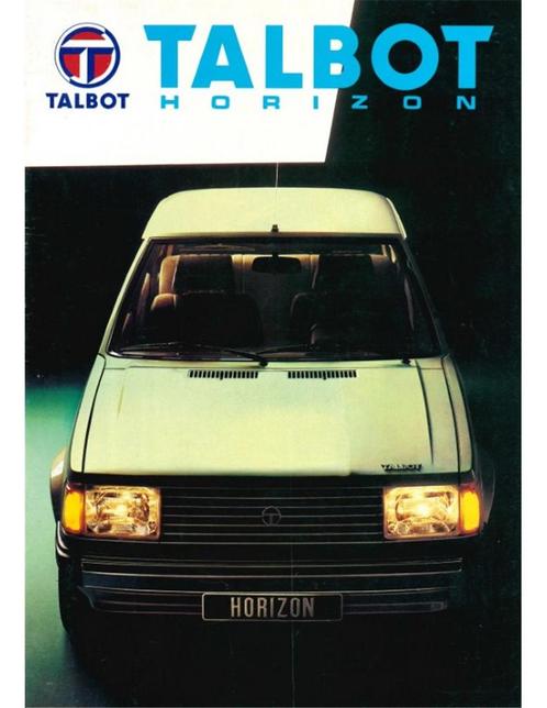 1982 TALBOT HORIZON BROCHURE NEDERLANDS, Livres, Autos | Brochures & Magazines