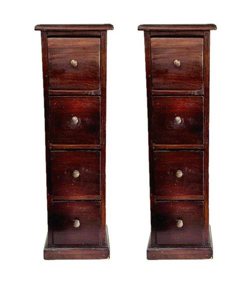 Ladekast (2) - Vier lade - Hout, Antiek en Kunst, Curiosa en Brocante