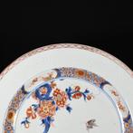 Schotel - Large plat (35,2cm) incisé à décor dun oiseau