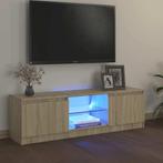 vidaXL Tv-meubel met LED-verlichting 120x30x36 cm sonoma, Verzenden, Nieuw