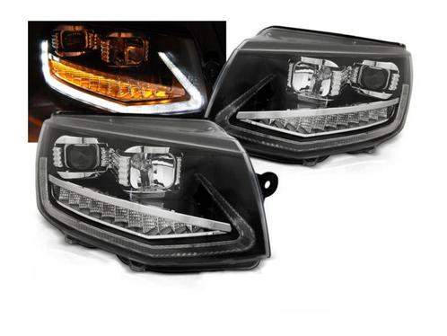 LED DRL knipperlicht koplampen Black, Auto-onderdelen, Verlichting, Nieuw, Volkswagen, Verzenden