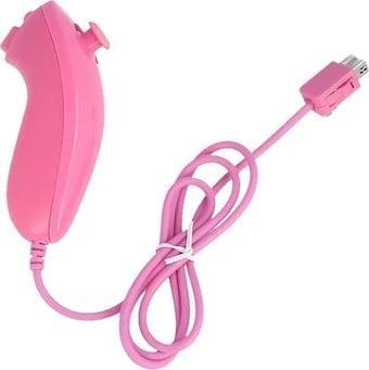 Wii Nunchuk Roze (Third Party) (Wii Accessoires), Games en Spelcomputers, Spelcomputers | Nintendo Wii, Zo goed als nieuw, Ophalen of Verzenden