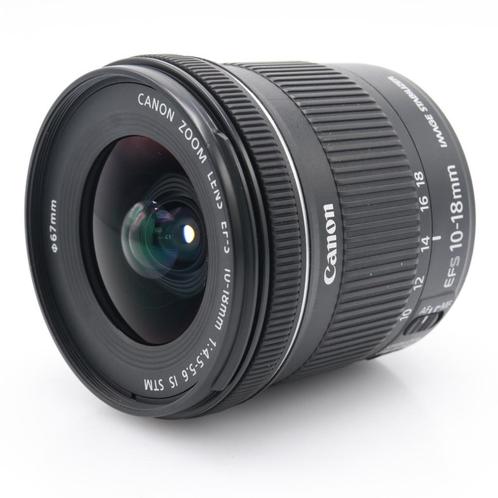 Canon EF-S 10-18mm F/4.5-5.6 IS STM occasion, Audio, Tv en Foto, Foto | Lenzen en Objectieven, Zo goed als nieuw, Verzenden