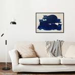 Cat Series 218, Blue - Large work! - NO RESERVE PRICE -