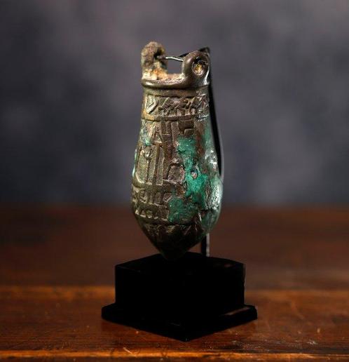 Het oude Egypte, Bronzen beeld met paspoort voor de Europese, Verzamelen, Mineralen en Fossielen