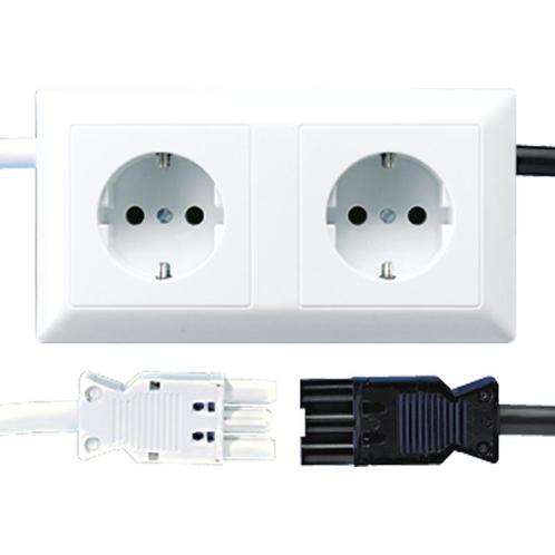 Jung AS500 Wall Outlet Box (WCD Switchgear) - AS1522WS3-1WW, Bricolage & Construction, Électricité & Câbles, Envoi