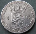 Pays-Bas. Wilhelmina. 1 Gulden 1897 (Sans Prix de Réserve), Postzegels en Munten, Munten | Nederland