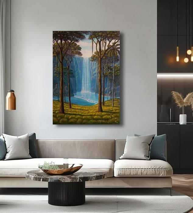 Renier C. (XX) - Paisaje reinventado, Antiek en Kunst, Kunst | Designobjecten