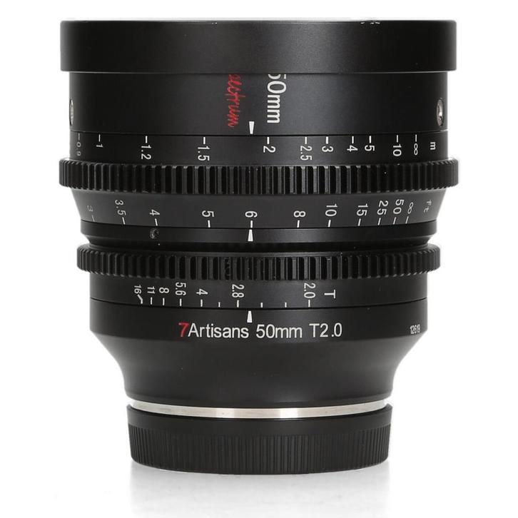 7Artisans 50mm T2.0 Spectrum - Sony FE, Audio, Tv en Foto, Foto | Lenzen en Objectieven, Ophalen of Verzenden