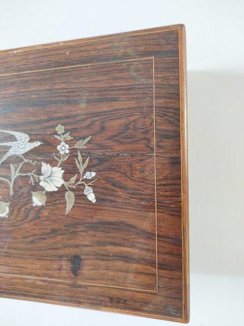 Boîte - marqueterie en os et laiton - Bois, Laiton, Os, Antiek en Kunst, Antiek | Overige Antiek