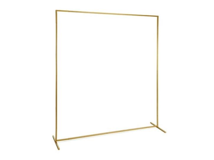 Backdrop stand, frame, gold, 200x200 cm, Hobby en Vrije tijd, Feestartikelen, Nieuw, Verzenden