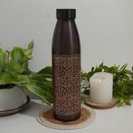 Puur koperen waterfles antique met patroon gegraveerd ± 950, Ophalen of Verzenden, Nieuw