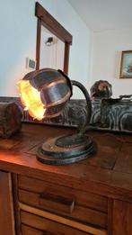 Lamp - Smeedijzer, koper - Art-decolamp
