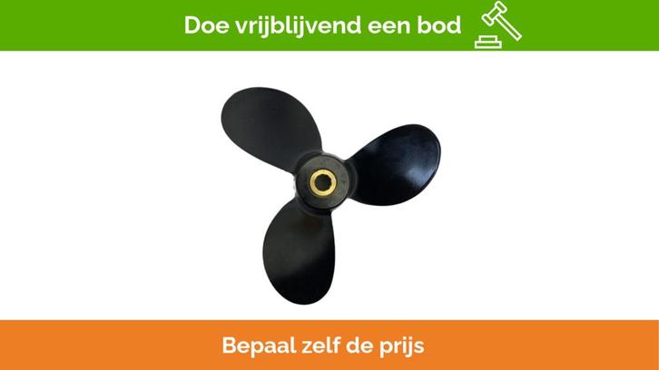 Bieden: Suzuki 7.5 x 7 Outboard Engine Propeller - 58110-91, Watersport en Boten, Bootonderdelen, Ophalen of Verzenden
