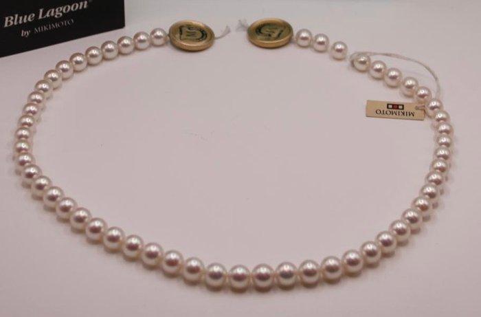 Mikimoto - Halsketting - blue lagoon niemand Parel, Bijoux, Sacs & Beauté, Colliers