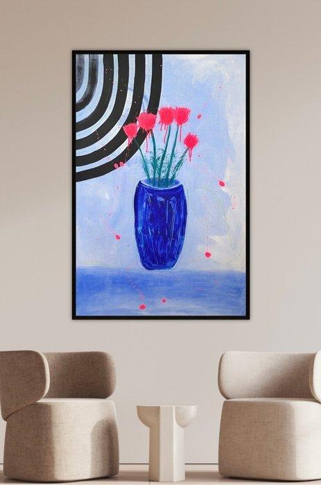 Stefanie Raus - Blüten im Widerhall 611 XXL, Antiek en Kunst, Kunst | Schilderijen | Modern