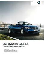 2011 BMW 3 SERIE CABRIO BROCHURE DUITS, Ophalen of Verzenden