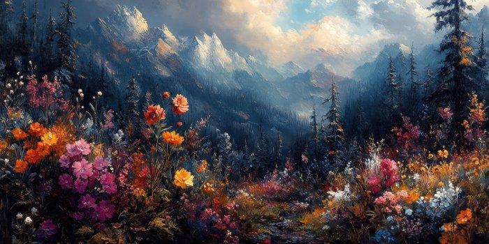 CoCo - Alpine Summer Glow - XXL, Antiek en Kunst, Kunst | Designobjecten