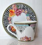 Rosenthal - Versace - Kop en schotel - Versace Hot Flowers
