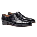 SILVANO LATTANZI - Alligator shoes - Black - UK: 8.5 / US:, Kleding | Heren, Nieuw