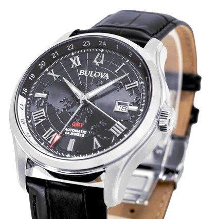 Bulova - Collezione Wilton GMT Black - Automatique - Heren -, Bijoux, Sacs & Beauté, Montres | Hommes