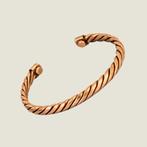 Koperen gezondheids-klemarmband gevlochten met 2 magneten, Ophalen of Verzenden
