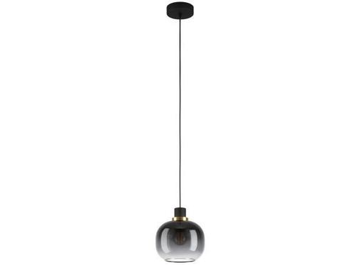 Veiling - EGLO Oilella hanglamp zwart/brass Ø190mm, Huis en Inrichting, Lampen | Hanglampen, Gebruikt