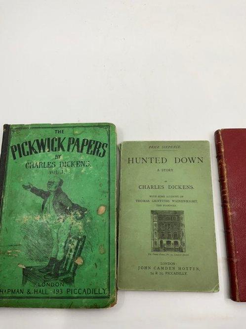 Charles Dickens - Three Dickens Works: The Pickwick Papers;, Antiek en Kunst, Antiek | Boeken en Manuscripten