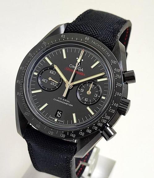 Omega - Speedmaster Dark Side Of The Moon -, Handtassen en Accessoires, Horloges | Heren