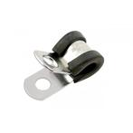 Leidingclips 6 mm - 50 stuks - P clip met rubber voering, Nieuw, Verzenden