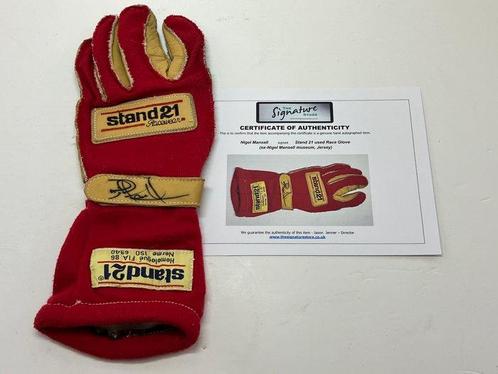 Lotus - Nigel Mansell - 1986 - Race handschoenen, Verzamelen, Automerken, Motoren en Formule 1