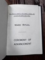 Freemasonry - 1880(c) Privately Printed Mark Ritual-, Verzamelen, Militaria | Algemeen