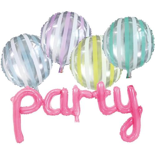 Helium Ballonnen Set Pool Party 5st, Hobby en Vrije tijd, Feestartikelen, Nieuw, Verzenden
