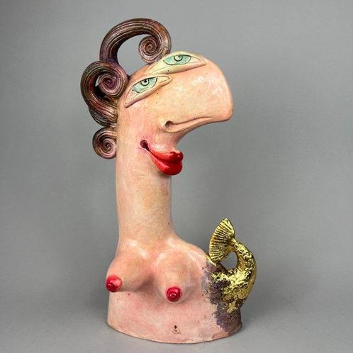 Alex Johanson - The Mermaid II - hand made, Antiek en Kunst, Kunst | Schilderijen | Modern