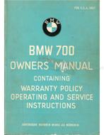 1959 BMW 700 INSTRUCTIEBOEKJE, Auto diversen, Handleidingen en Instructieboekjes