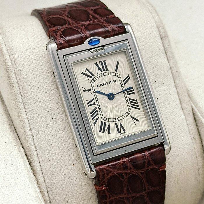 Cartier - Tank Basculante Large - W1011358 - Heren -, Handtassen en Accessoires, Horloges | Heren