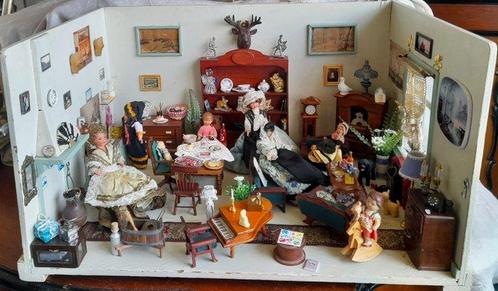 Diverse merken - Maison de poupées Grote antieke, Antiek en Kunst, Antiek | Speelgoed