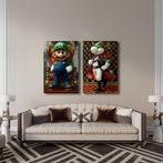 Canvas Fit - Alberto Ricardo - Yoshi y Luigi en el Palacio, Nieuw
