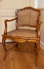 Giorgetti - Stoel - hard hout - Faux bamboo fauteil, Antiek en Kunst