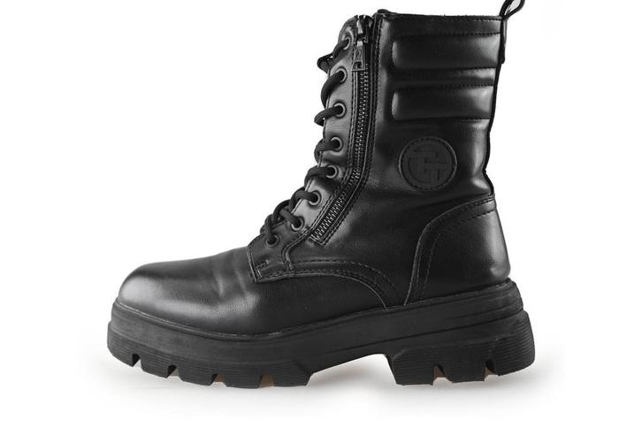 Tom Tailor Veterboots in maat 39 Zwart | 5% korting, Kleding | Dames, Schoenen, Zwart, Zo goed als nieuw, Overige typen, Verzenden