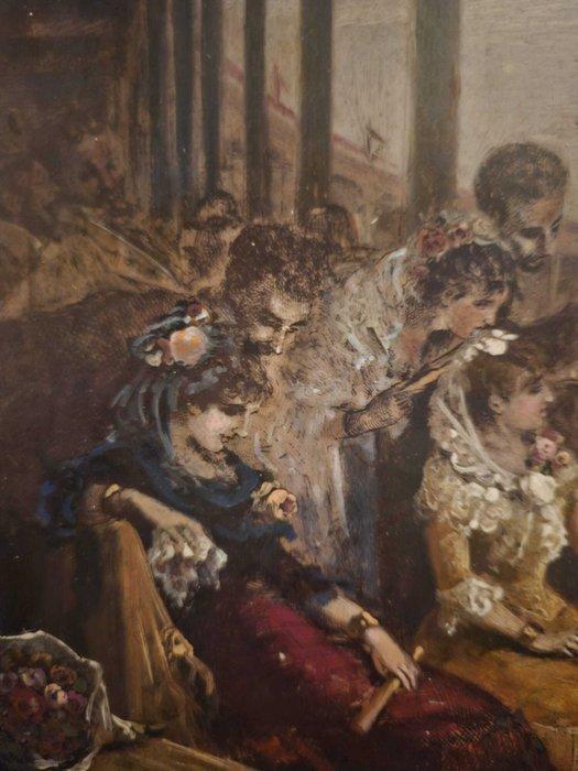 Spaanse school (XIX) - NO RESERVE - Tarde de toros, Antiek en Kunst, Kunst | Schilderijen | Klassiek