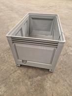 Kunststof palletbox 1200x800x760mm met 1 luik grijs, Ophalen of Verzenden