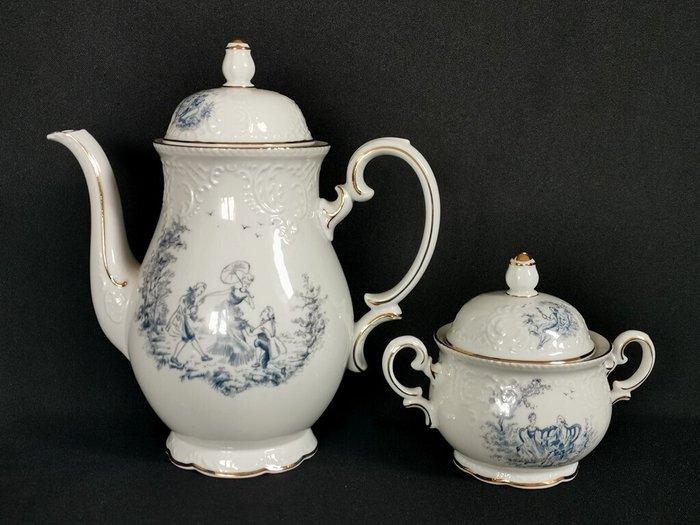 Zeh Scherzer & Bavaria - dzbanek , cukiernica , talerzyki ,, Antiquités & Art, Antiquités | Meubles | Tables