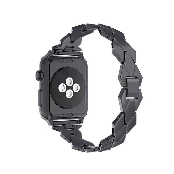 Apple Watch 1/2/3 42mm Horloge Band - Armband Rvs Roestvrij, Handtassen en Accessoires, Smartwatches, Nieuw, Verzenden