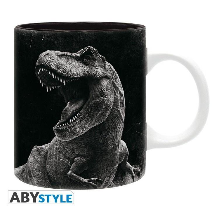 Jurassic Park T-Rex Zwart Mok, Verzamelen, Film en Tv, Ophalen of Verzenden