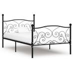 Metalen Bedframe 100x200 | Tweede Kansje | OP=OP, Huis en Inrichting, Slaapkamer | Bedden, 100 cm, Eenpersoons, Verzenden, Zwart